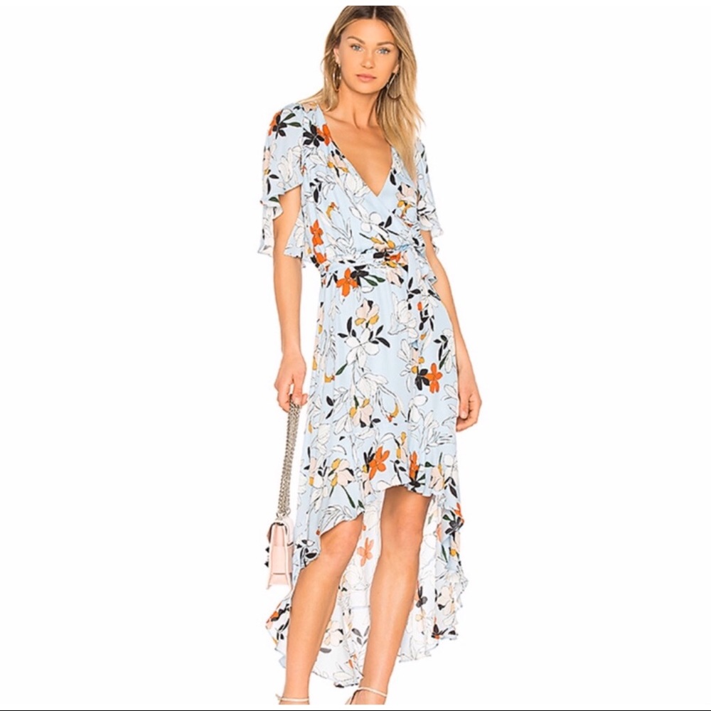 Parker, Demi Dress in Clear Moondance High Low - Picture 2 of 10